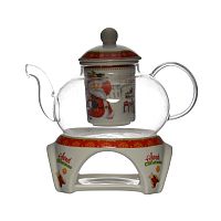 Заварочный чайник с подогревом Christmas time Royal Classics