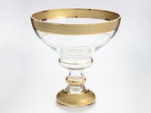 Фруктовница на ножке Star Crystal Смальта 26см