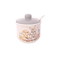 Сахарница с ложкой Repast Spring Bunnies 9.8*9.8*9.6
