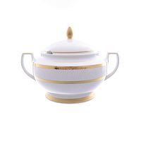Столовый сервиз Falkenporzellan Constanza Diamond White Gold 6 персон 27 предметов