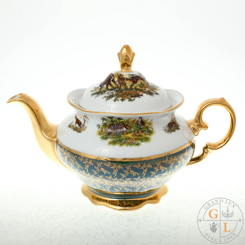 Чайник 1,2 л Охота Зеленая Sterne porcelan