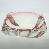 Фруктовница Bohemia Gold Arezzo Красная 22.5см