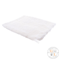 Полотенце с бахромой Arya Home Isabel Soft 50*90 белое