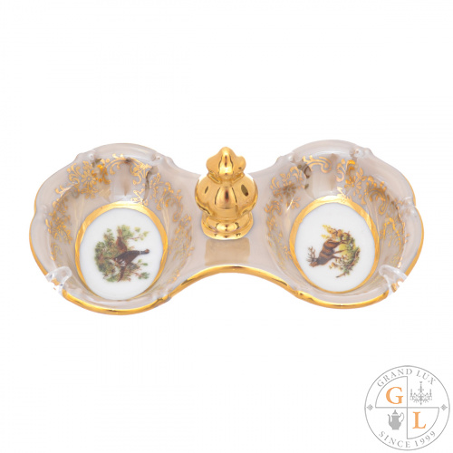 Солонка Queen's Crown Aristokrat Охота бежевая