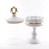 Ёмкость на ножке с крышкой Royal Classics Прованс