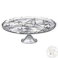 Тарелка для торта на ножке Crystalite Bohemia Pinwheel 31 см 