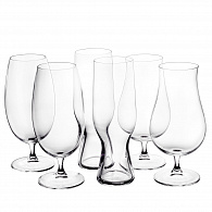 Набор бокалов для пива Crystalite Bohemia Beer 680 мл (2 шт) 630 мл (2 шт) 550 мл (2 шт) 