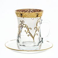 Набор чайных пар Crystalite Bohemia Махарадже