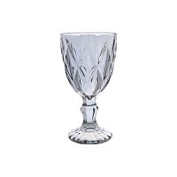 Набор бокалов для вина Royal Classics Крупный ромб (6 шт) дымчато-серый
