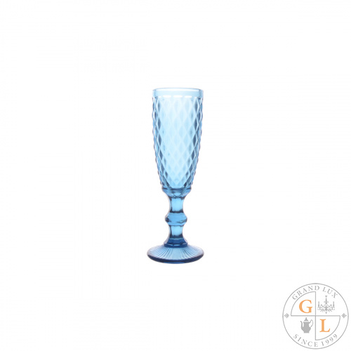 Набор бокалов для шампанского Royal Classics Ромб средний 20*5*7 см (6 шт) синий Набор бокалов для шампанского Royal Classics Ромб средний 20*5*7 см (6 шт) синий