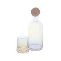 Набор для виски Royal Classics Мыльные пузыри штоф 1,1 л, 24,2*10 см + 4 стакана 260 мл 8,5*7,8 см 