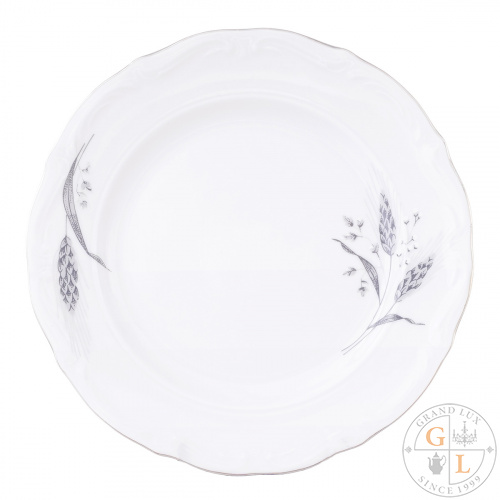 Тарелка плоская Repast Серебряные колосья 19 см (1 шт)