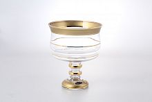 Конфетница на ножке Star Crystal Смальта 16см