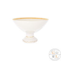 Фруктовница на ножке Falkenporzellan Cream Gold 24см
