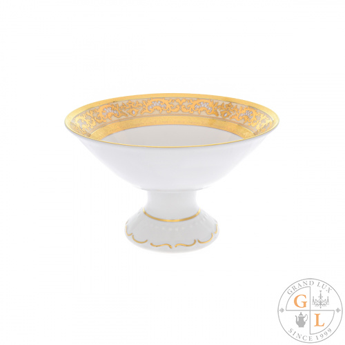 Фруктовница н/н Falkenporzellan Alena 3D Creme Gold Constanza 23 см 