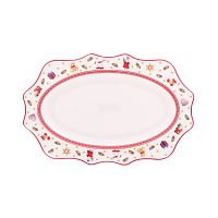 Блюдо овальное Repast Red toys 25.4*16.6*2 см