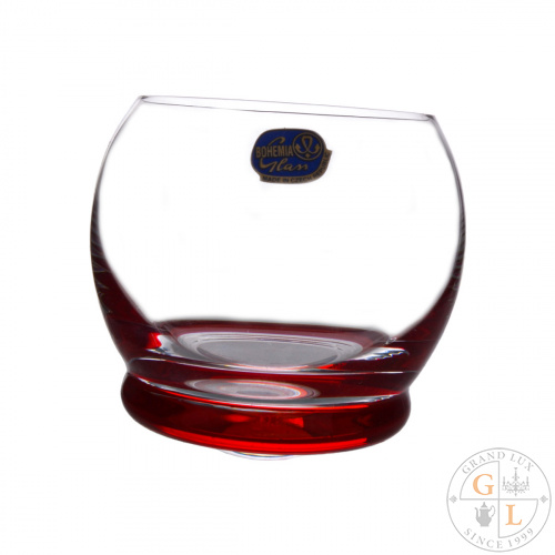 Стакан для воды красный Crystalex Bohemia Crazy 390мл (1 шт)