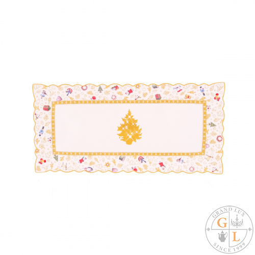 Блюдо прямоугольное Repast Yellow toys 29*14 см