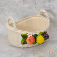 Корзина овальная с 2 ручками Orgia Фрукты 36 см