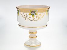 Конфетница белая Bohemia Star Crystal 16 см 