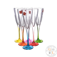 Набор фужеров RCR Fusion COLOUR 170мл (6 шт)