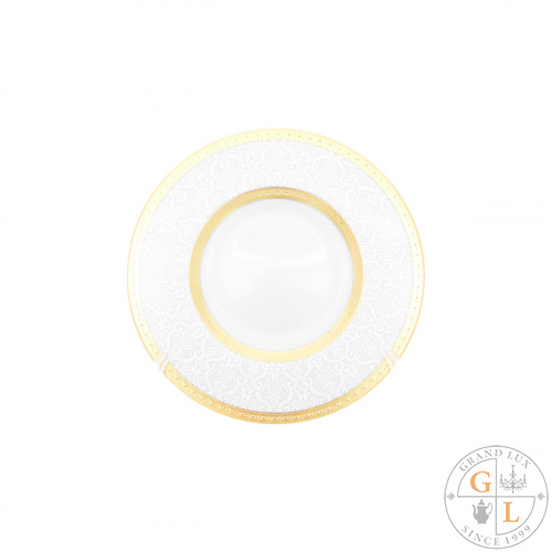 Набор тарелок Falkenporzellan Constanza Diamond White Gold 22 см(6 шт)
