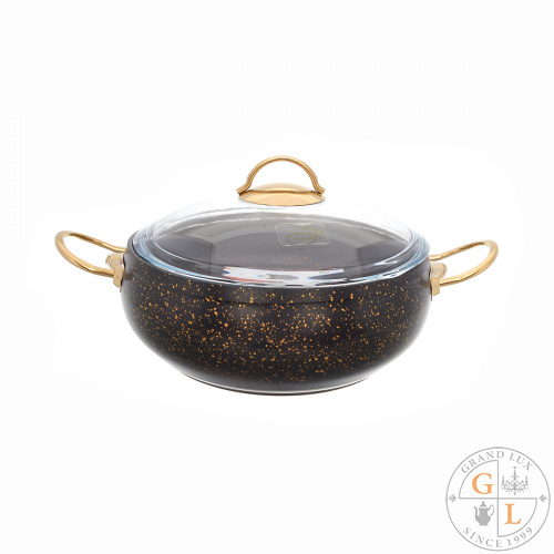 Кастрюля с а/п покрытием Repast Elite Gold 4,5 л, 24 см Кастрюля с а/п покрытием Repast Elite Gold 4,5 л, 24 см