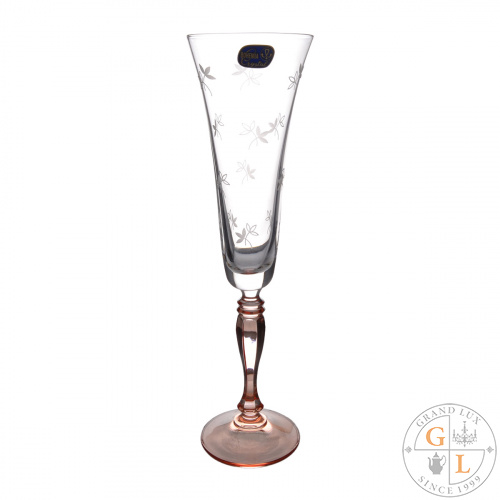 Фужер Crystalex Bohemia Victoria Engraved Красный 180мл Фужер Crystalex Bohemia Victoria Engraved Красный 180мл