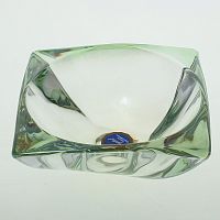 Салатник зеленая Bohemia Gold Arezzo 15 см
