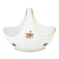 Корзинка Queen's Crown Золотая роза 17 см 