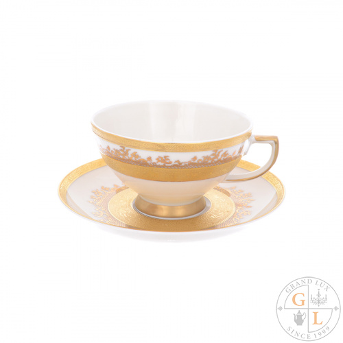 Чайная пара Falkenporzellan Cream Gold 220мл(1 пара)