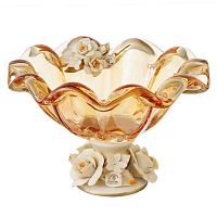 Конфетница White Cristal Янтарь