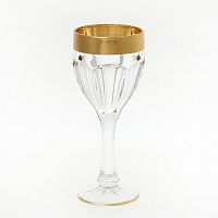 Набор бокалов для вина Bohemia Gold Сафари матовая полоса 290 мл(6 шт) 