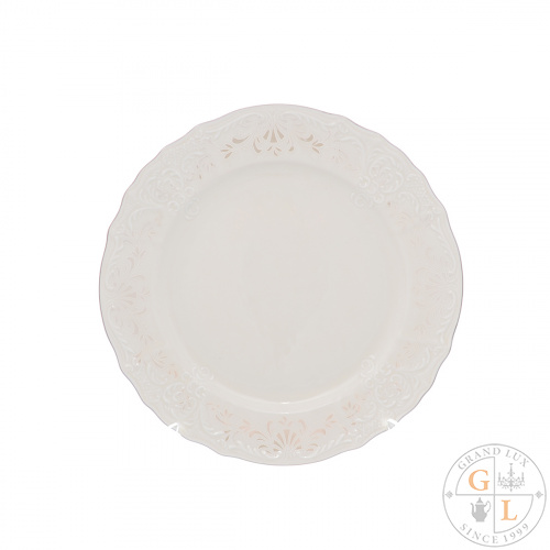 Тарелка Bernadotte Платиновый узор Be-Ivory 21 см(1 шт) Тарелка Bernadotte Платиновый узор Be-Ivory 21 см(1 шт)