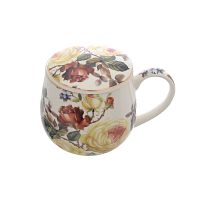 Кружка с крышкой Royal Classics Роза 430 мл
