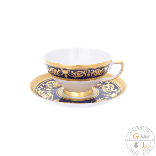 Набор чайных пар 220 мл Imperial Cobalt Gold (6 пары)