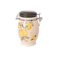 Банка для сыпучих продуктов Royal Classics Лимоны 900 мл 11,5*11,5*17,5 см