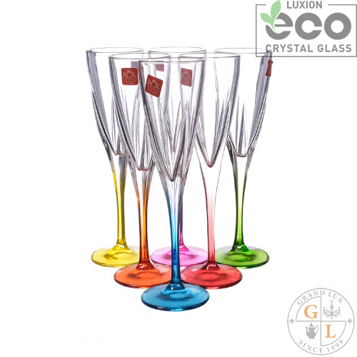 Набор фужеров RCR Fusion COLOUR 170мл (6 шт)
